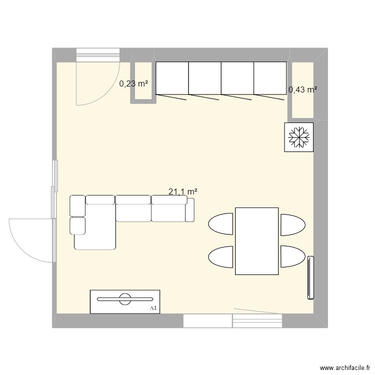 AMENAGEMENT GWEN. Plan de 0 pièce et 0 m2