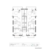 plan modifi&eacute; alto thonon 1 et 2eme &eacute;tage