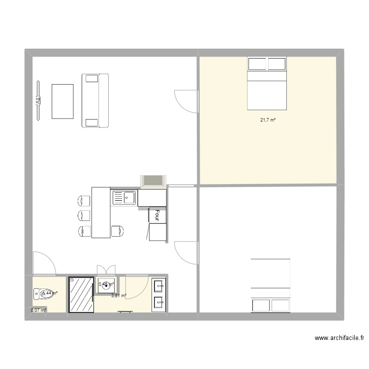 sar. Plan de 0 pièce et 0 m2