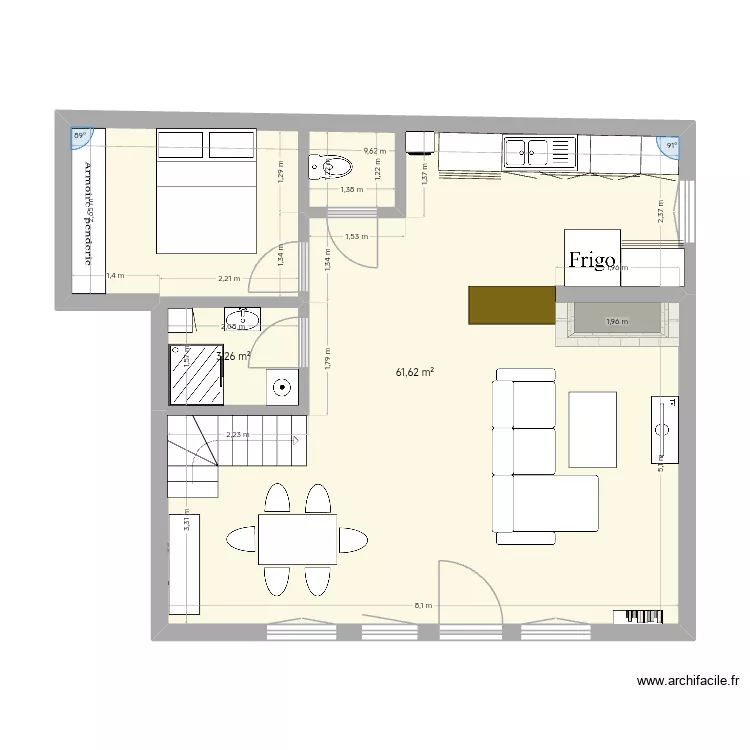 maison1. Plan de 2 et 65 m² maison1. Plan de 2 et 65 m²