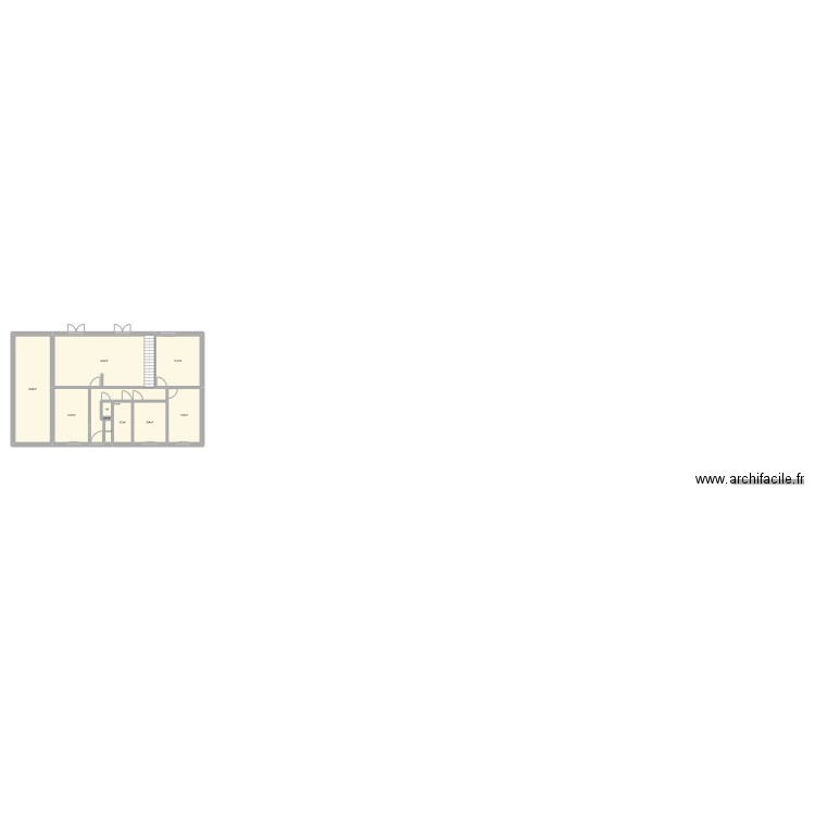 maison version actuelle. Plan de 0 pièce et 0 m2