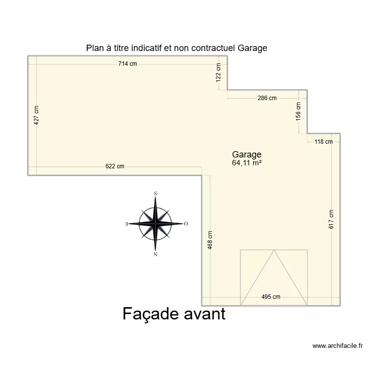 Garage. Plan de 
