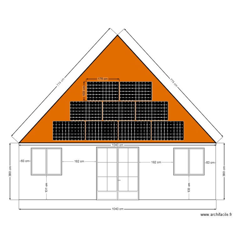 LEKIC DULE. Plan de 1 pièce et 30 m2