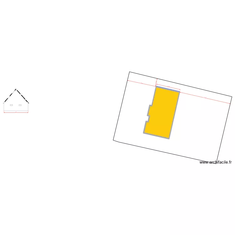 Moussier Alain. Plan de 1 Pièce et 124 m²