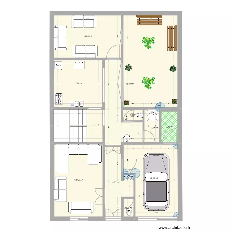 RDCRDC123. Plan de 10 et 135 m² RDCRDC123. Plan de 10 et 135 m²