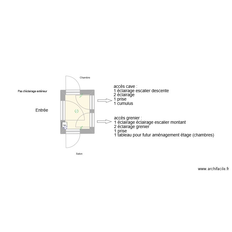 Entrée. Plan de 0 pièce et 0 m2