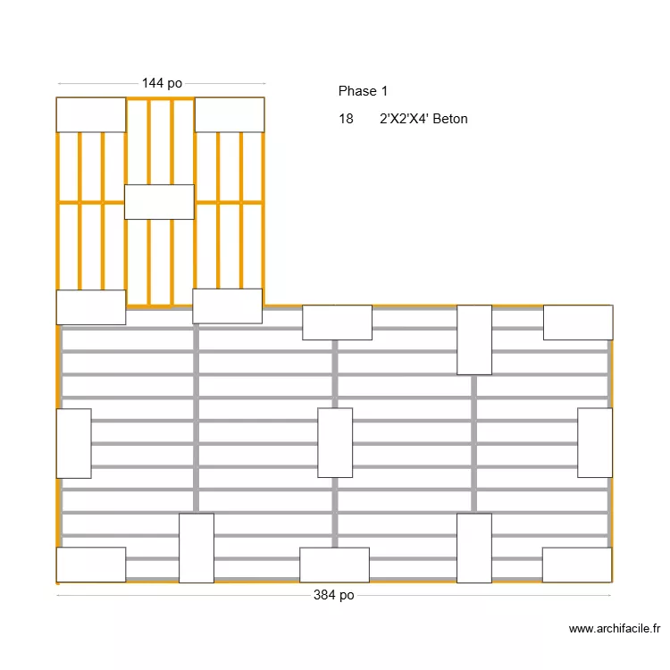 Assise 16X32 Juillet. Plan de 