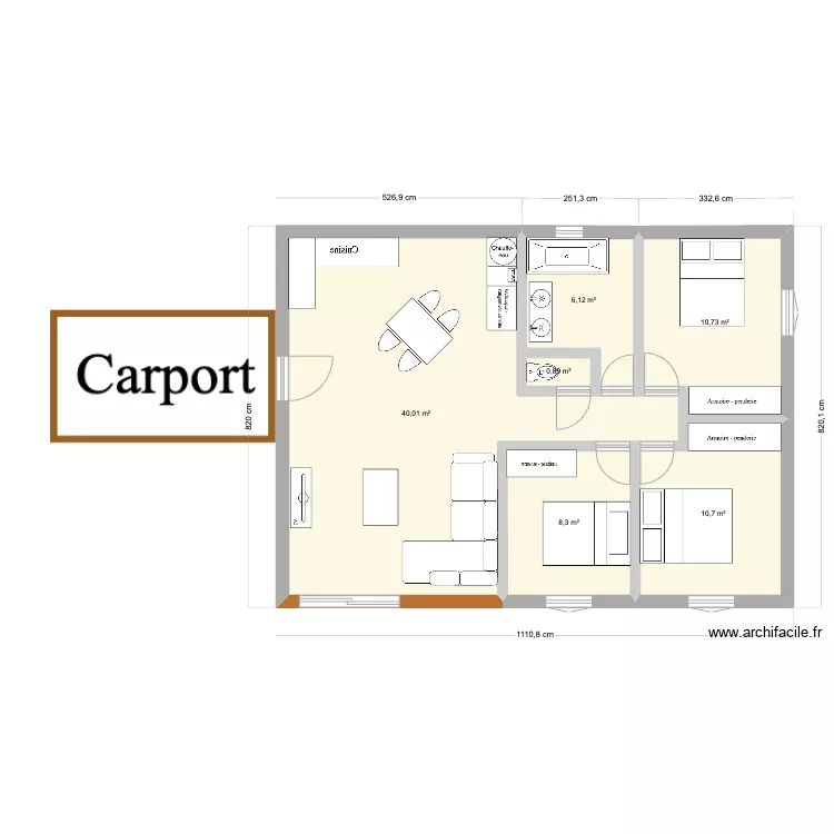 Durfot house project 2. Plan de 
