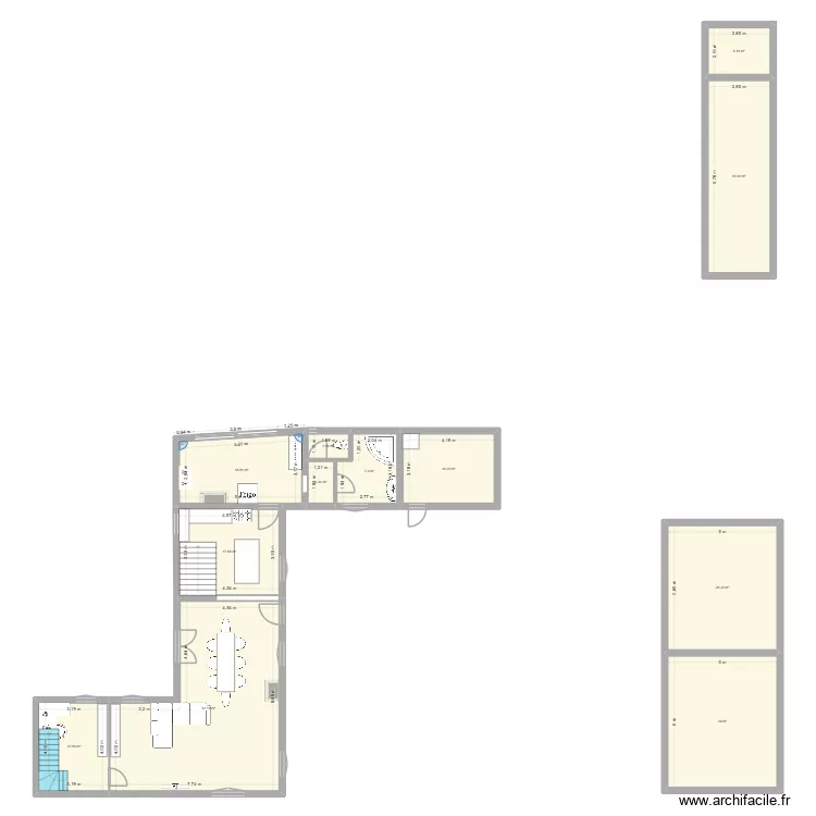 Ruisseauville. Plan de 12 et 215 m² Ruisseauville. Plan de 12 et 215 m²