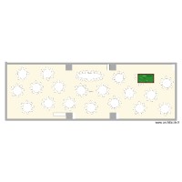 salle mariage billard table
