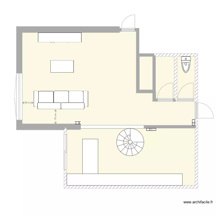 GAILLARD2. Plan de 5 et 56 m² GAILLARD2. Plan de 5 et 56 m²