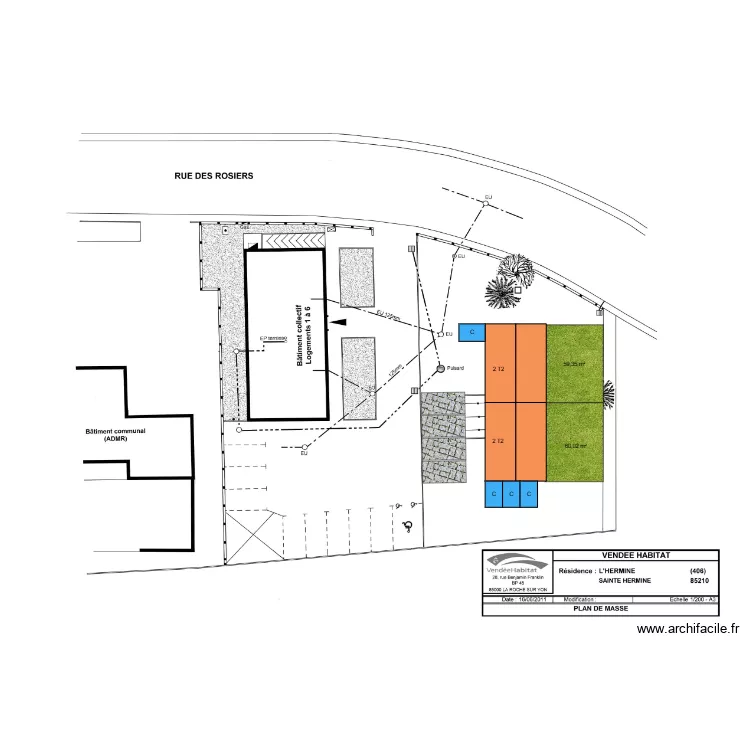 St Jean d'Hermine - Résidence l'Hermine. Plan de St Jean d'Hermine - Résidence l'Hermine. Plan de