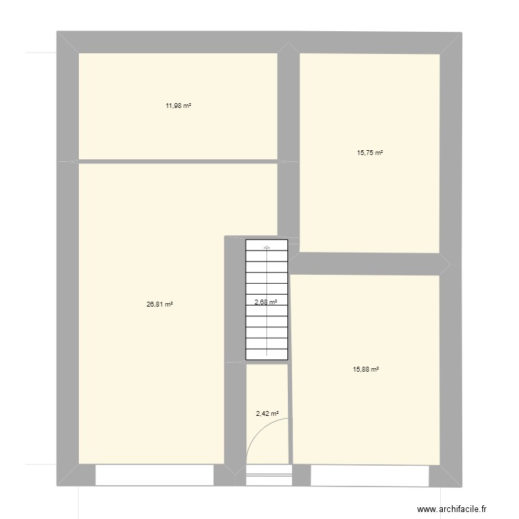 champion. Plan de 12 pièces et 150 m2