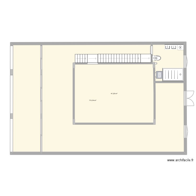 APPARTEMENT NA. Plan de 2 pièces et 157 m2
