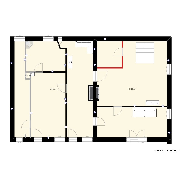 COULEUVRE 2. Plan de 0 pièce et 0 m2