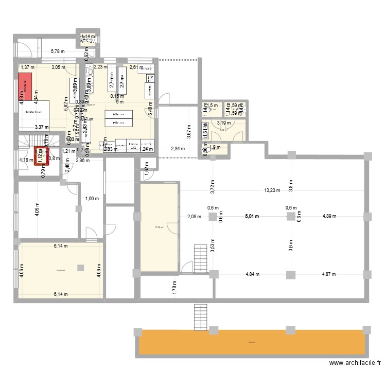 opti new sauvegarde. Plan de 9 pièces et 110 m2
