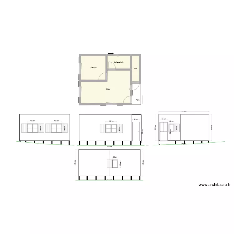 Avant projet - proposition habitats légers Ville Namur 1.4. Plan de Avant projet - proposition habitats légers Ville Namur 1.4. Plan de