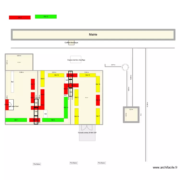 March&eacute; de No&euml;l 2025 v5. Plan de 