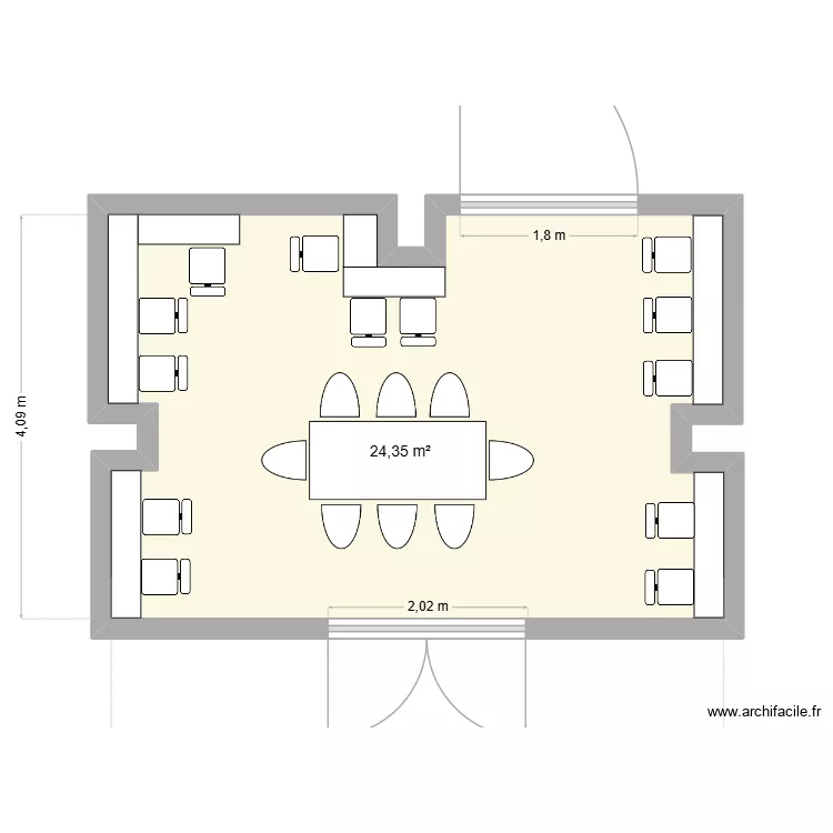 proposition PGG. Plan de 1  et 24 m²