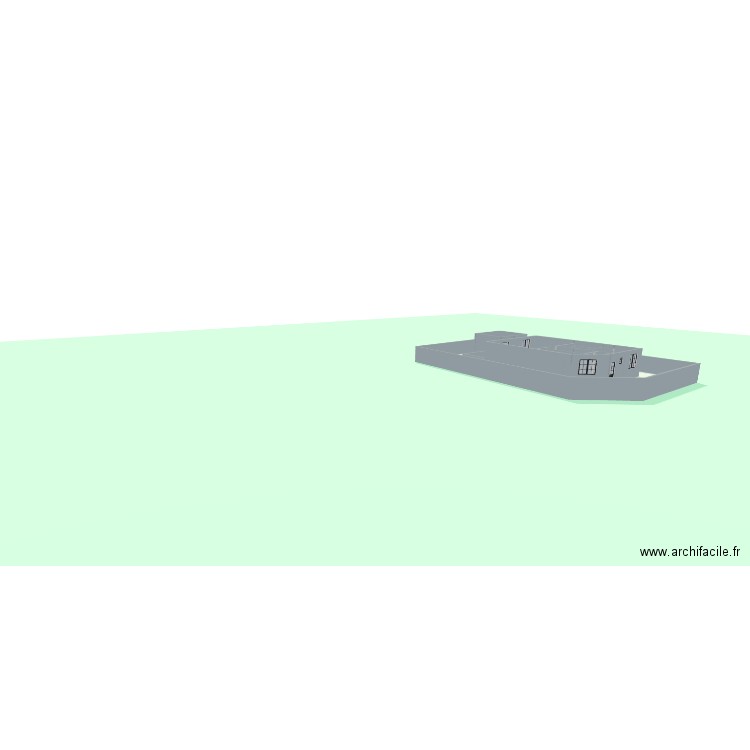AUGIER AGRANDISSEMENT TERRAIN. Plan de 14 pièces et 320 m2