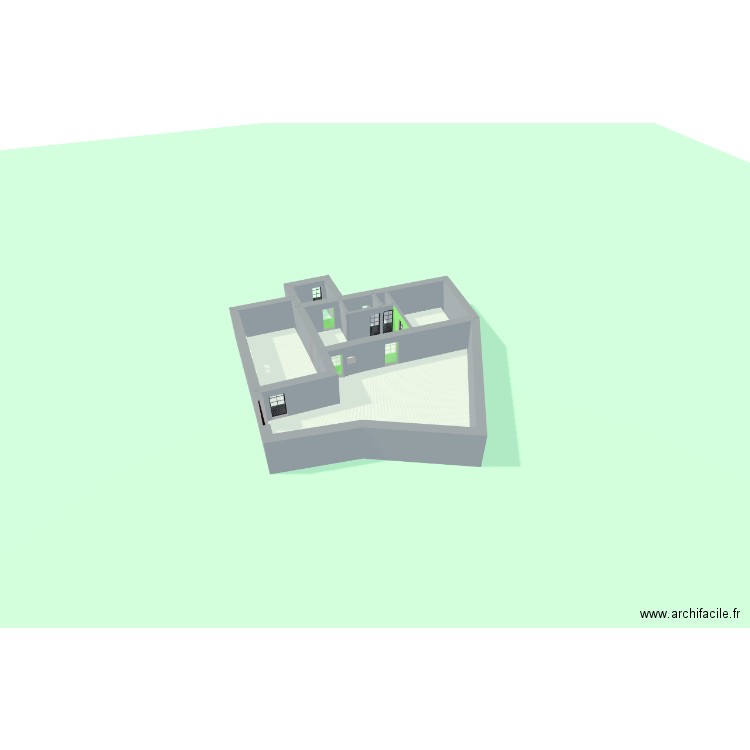 Boyals V6a escalier. Plan de 11 pièces et 342 m2