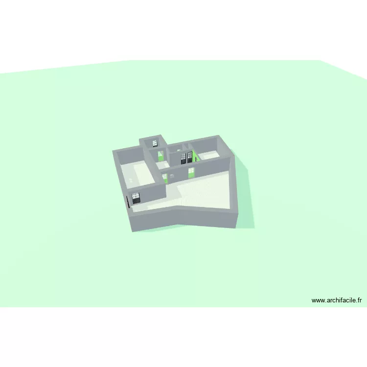 Boyals V6a escalier. Plan de 