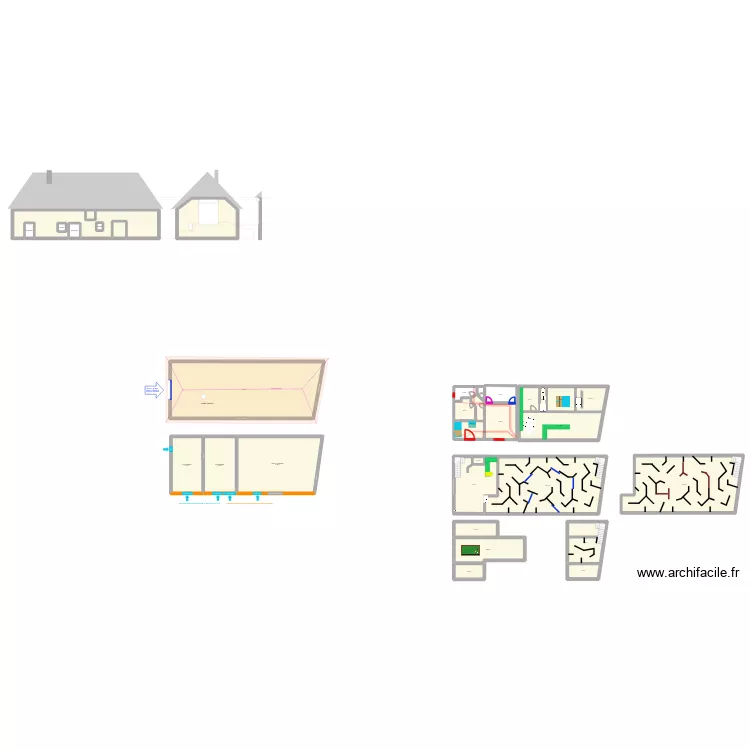 ferme pellafol. Plan de 32 et 910 m² ferme pellafol. Plan de 32 et 910 m²