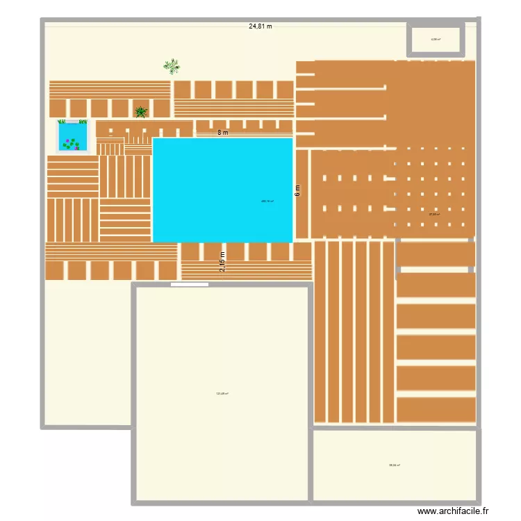 PISCINE. Plan de 5 et 681 m² PISCINE. Plan de 5 et 681 m²