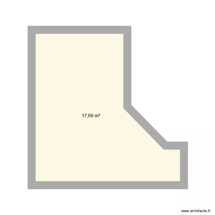 Bueau 2. Plan de 1  et 18 m²