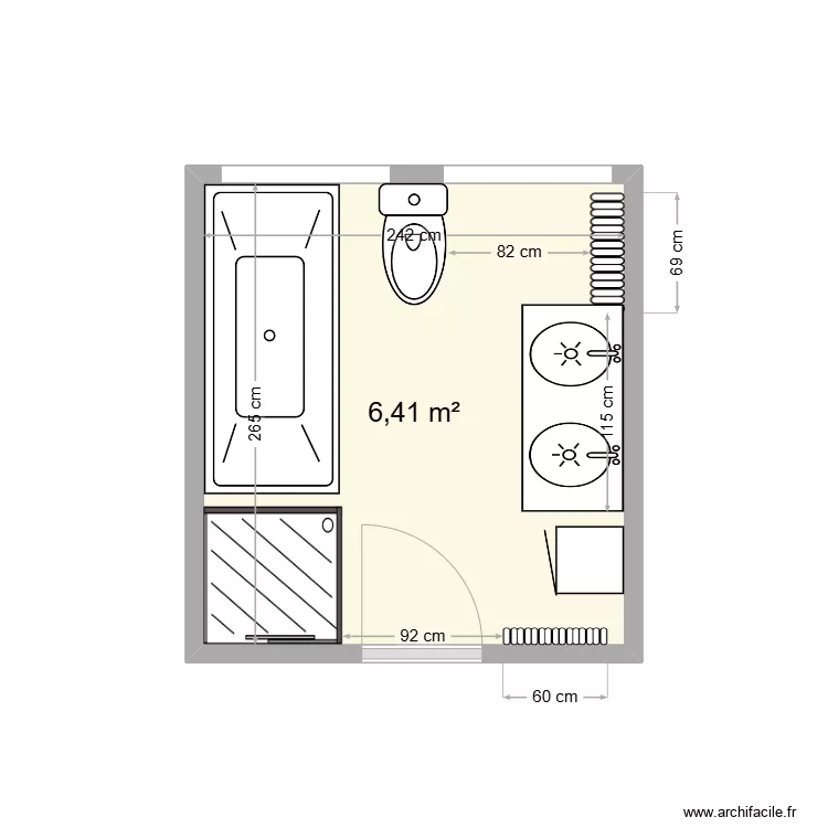 salle de bain projet2. Plan de salle de bain projet2. Plan de