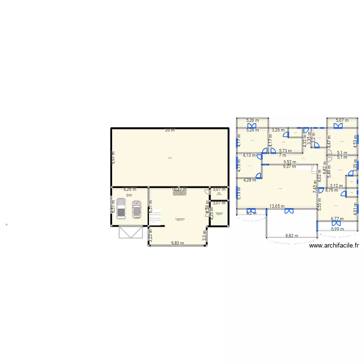 Iconi 2. Plan de 19 Pièces et 660 m² Iconi 2. Plan de 19 Pièces et 660 m²