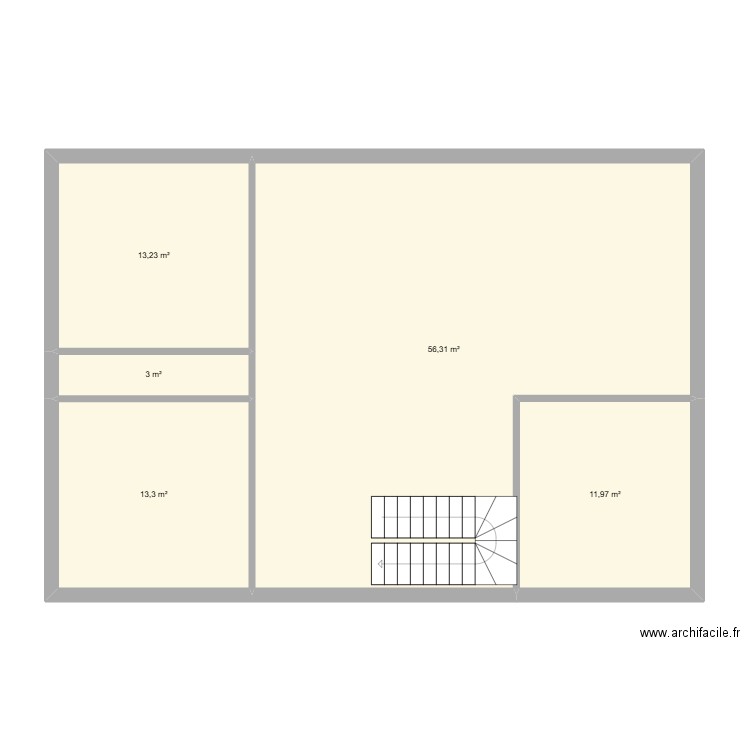 v5sm rdc. Plan de 0 pièce et 0 m2