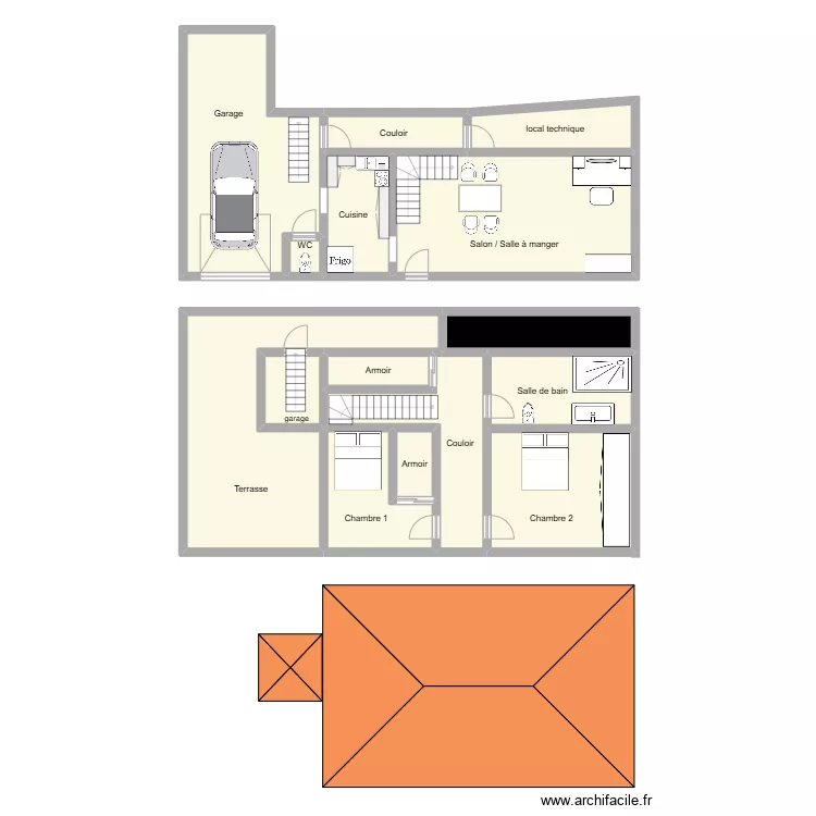 RDC 90,. Plan de RDC 90,. Plan de