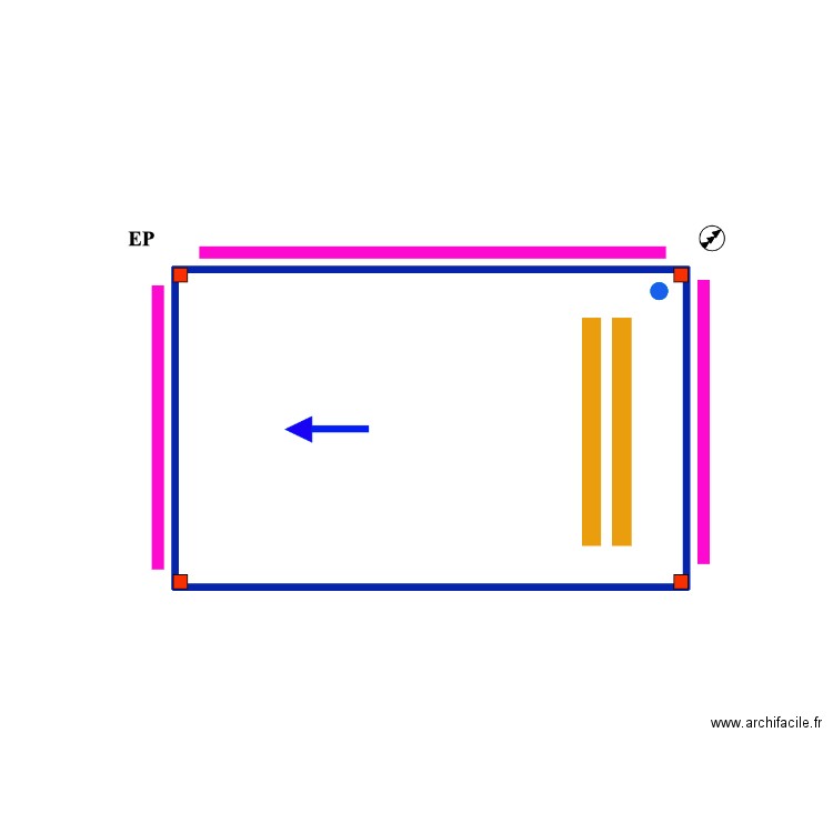 Cimafi 2. Plan de 1 pièce et 14 m2