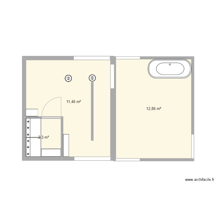 abri ânes. Plan de 0 pièce et 0 m2