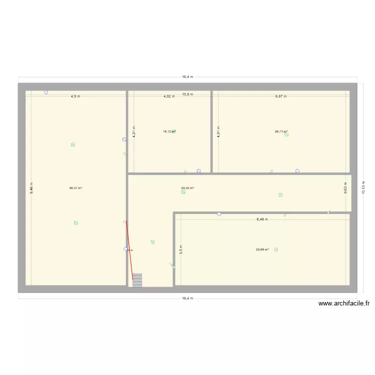 ESSAI. Plan de 5 Pièces et 272 m² ESSAI. Plan de 5 Pièces et 272 m²