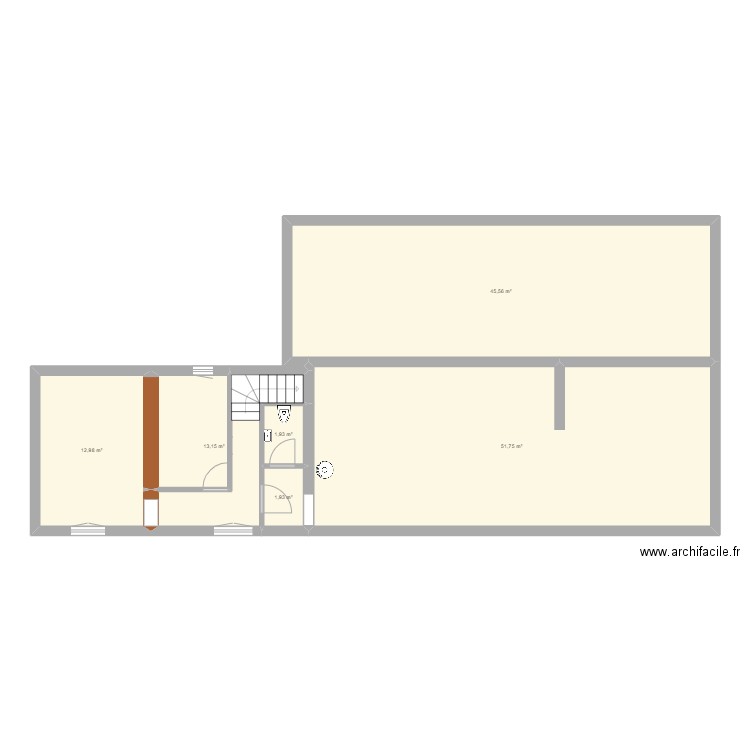 modif rdc1. Plan de 6 pièces et 127 m2