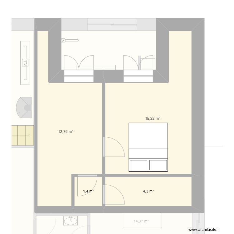 Angera9. Plan de 15 pièces et 193 m2