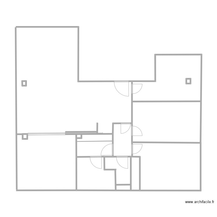 GERNOLLE PROJET. Plan de 4 pièces et 22 m2