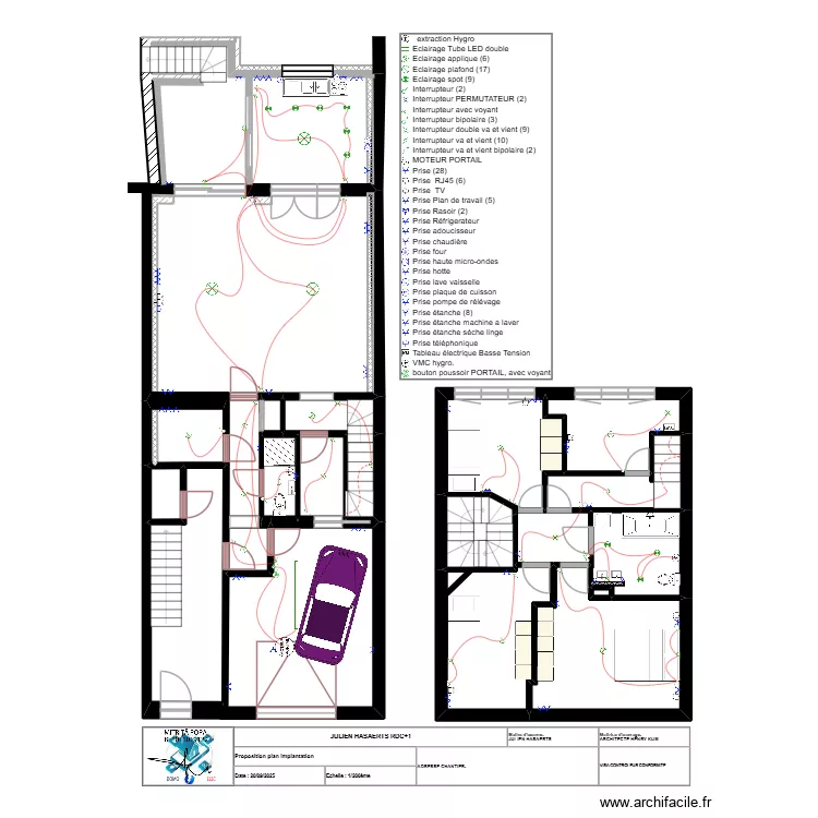 JULIEN HASAERTS RDC+1. Plan de 