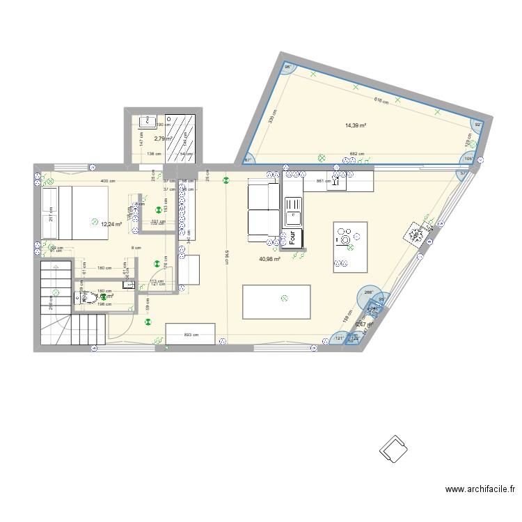 1er electricité. Plan de 0 pièce et 0 m2