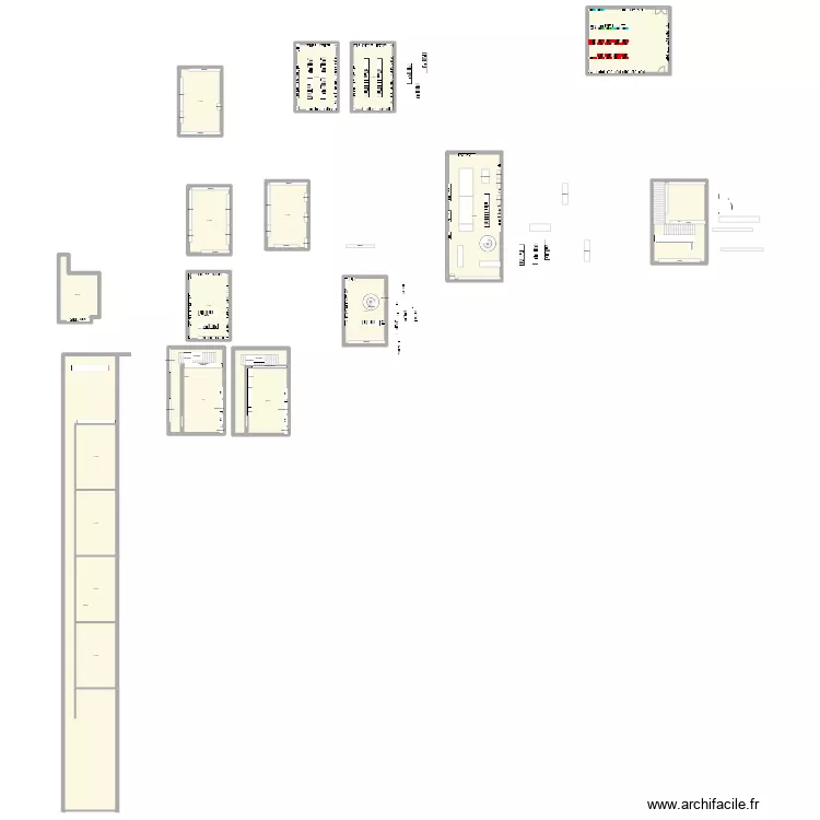 Salle d'activit&eacute;s. Plan de 