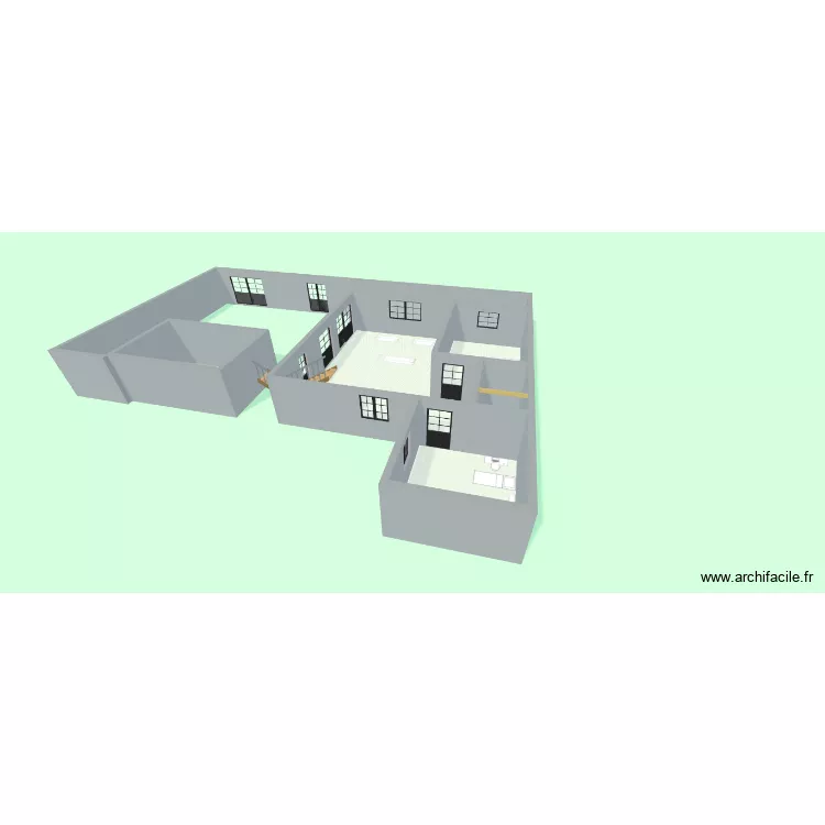 dar nadhem. Plan de 5 et 131 m² dar nadhem. Plan de 5 et 131 m²