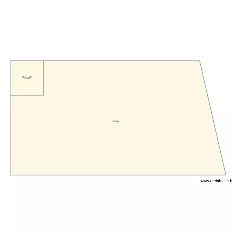 PIKA. Plan de 2  et 224 m²