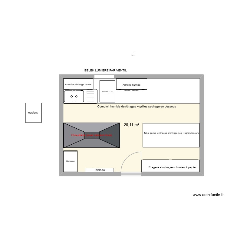 Labo cinefab. Plan de 0 pièce et 0 m2