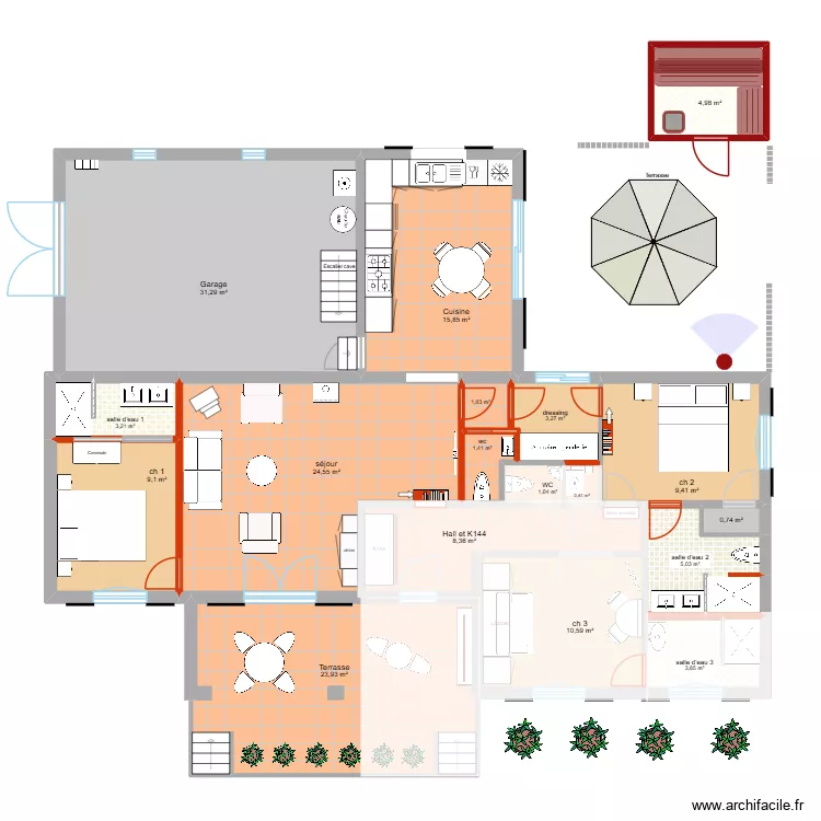 renovation Allemagne VF module 2. Plan de 18 et 158 m² renovation Allemagne VF module 2. Plan de 18 et 158 m²