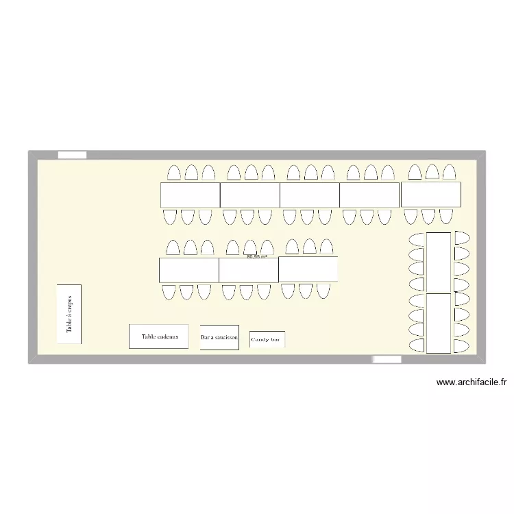 Bapteme A final. Plan de 1  et 81 m²
