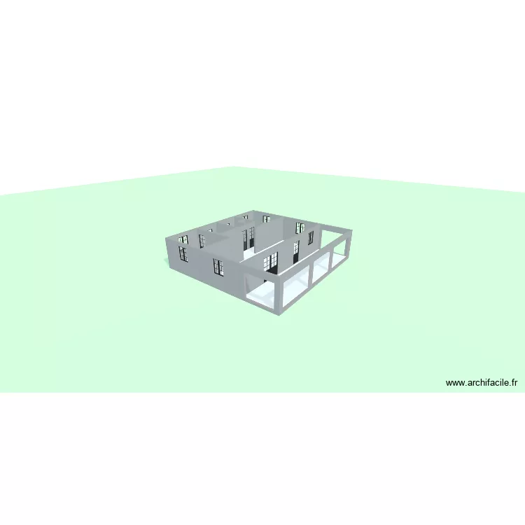 NANA. Plan de 7  et 110 m²