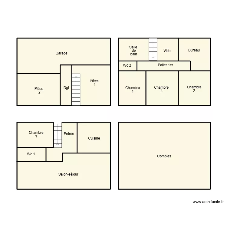 LOCTUDY LEGALL. Plan de 