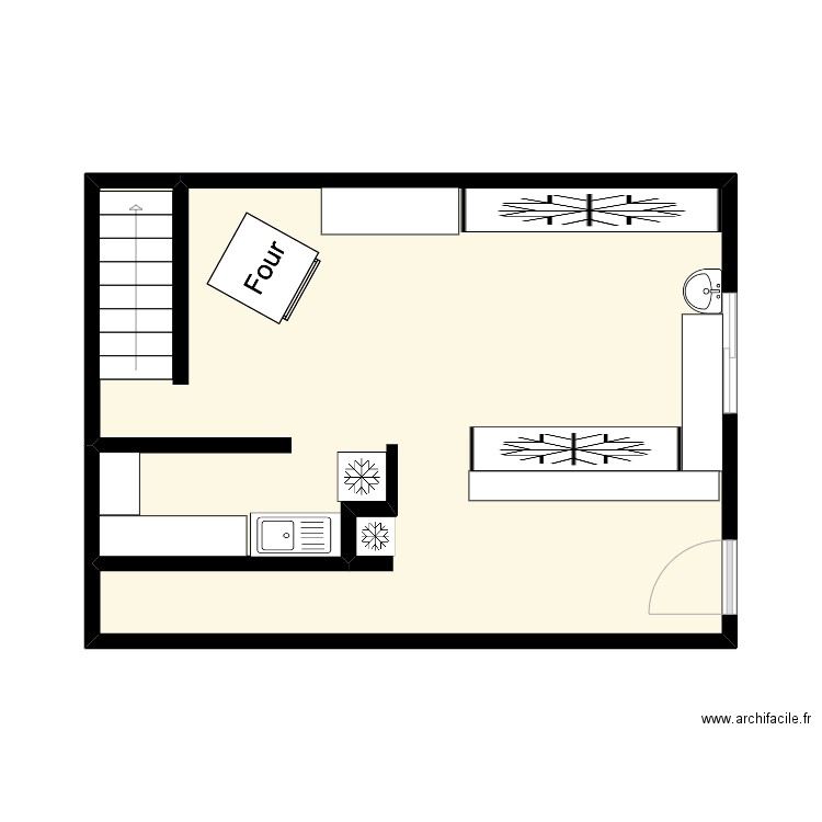 LE BISTROT DES GRAVES REZ-DE-CHAUSSÉE. Plan de 0 pièce et 0 m2